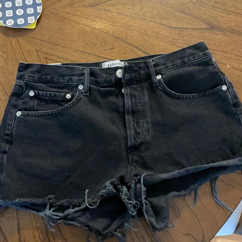 A Golde Dark Wash Denim Shorts (size 28)